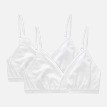 2-Pack Adjustable Soft Bras
