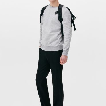 Straight Leg Twill Pants