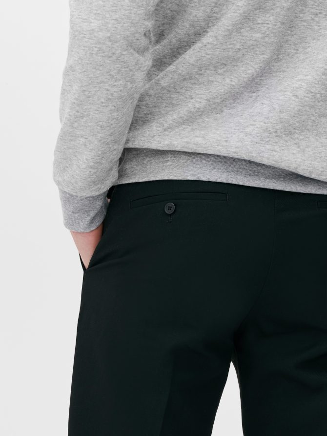 Straight Leg Twill Pants - Image 3