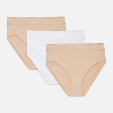 2-Pack High Waist Seamfree Stretch Briefs