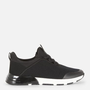 Bubble Heel Lace Up Sneakers