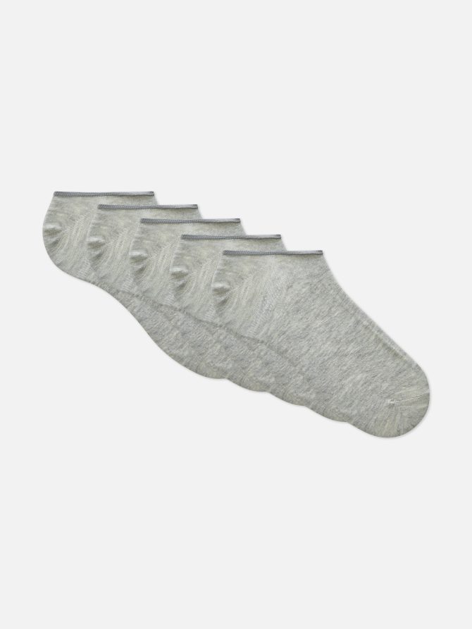 5-Pack Invisible Socks