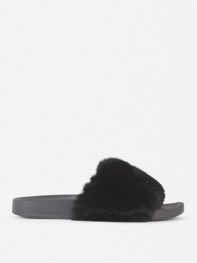 Faux Fur Slides - Image 4