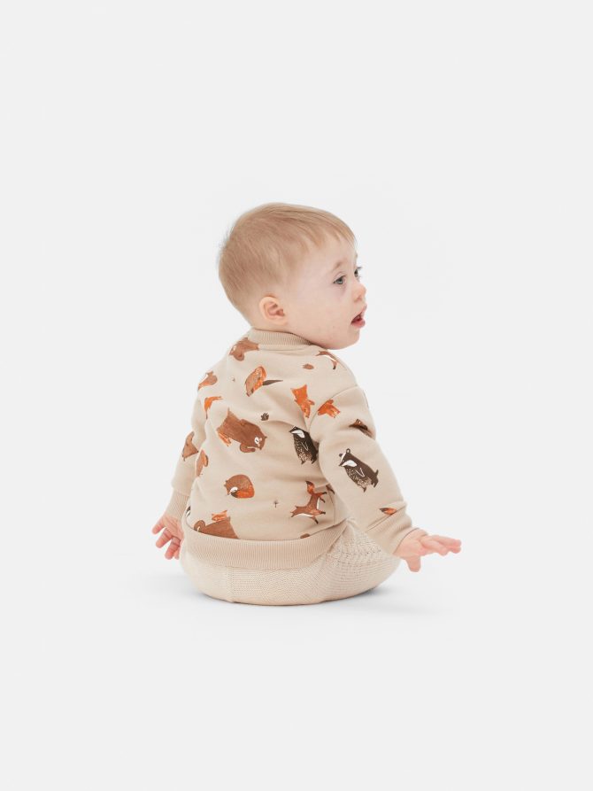 Woodland Animal Crew Sweatshirt - Image 2