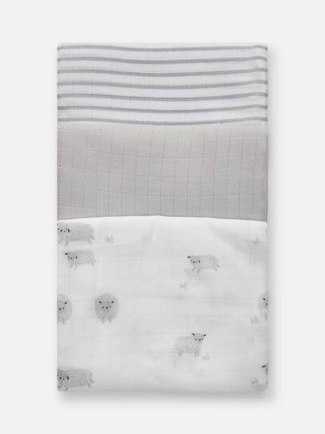 3-Pack Burp Cloths