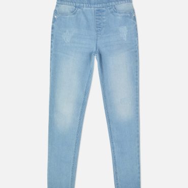 Frayed Hem Jeggings