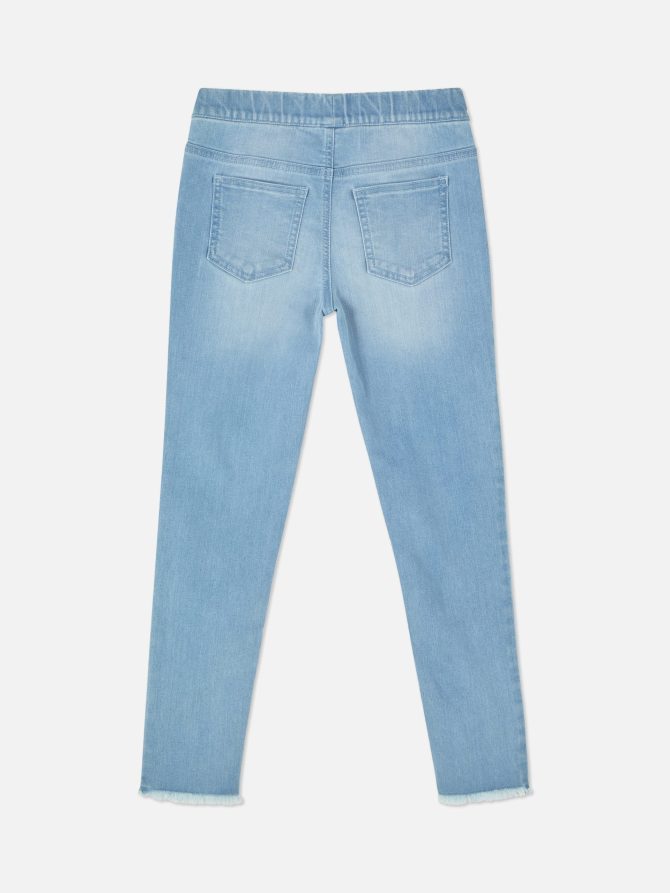 Frayed Hem Jeggings - Image 2