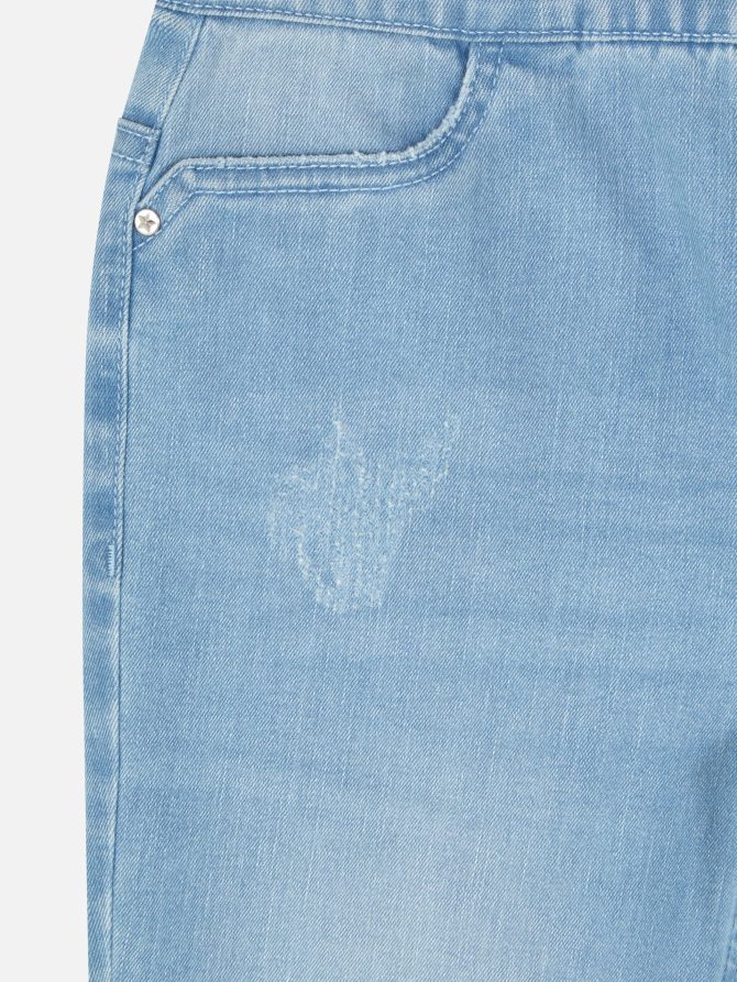 Frayed Hem Jeggings - Image 3