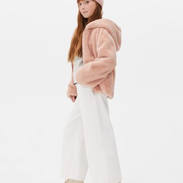 Faux Fur Hooded Jacket