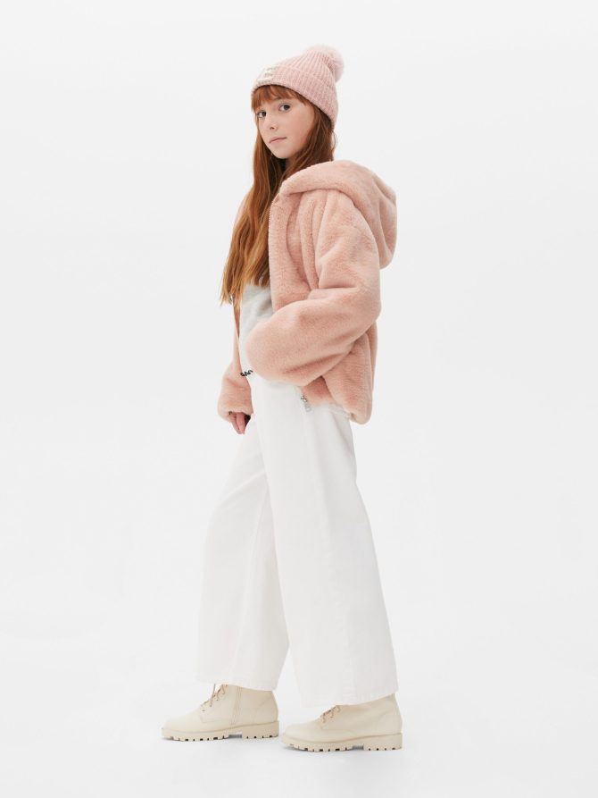 Faux Fur Hooded Jacket