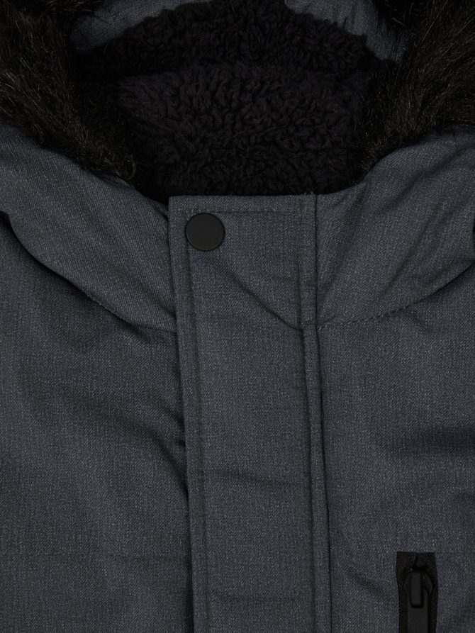 Faux Fur Hooded Parka - Image 3
