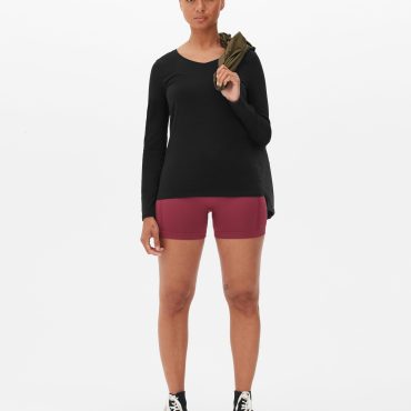 V-Neck Long Sleeve Top