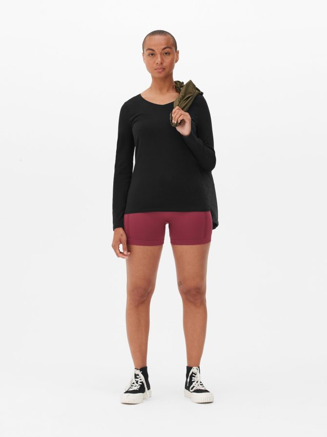 V-Neck Long Sleeve Top