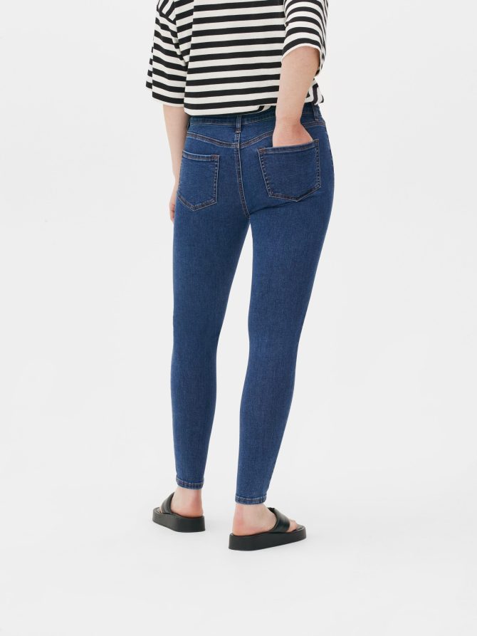 High Waist Super Stretch Skinny Jeans - Image 4