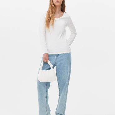V-Neck Long Sleeve Top