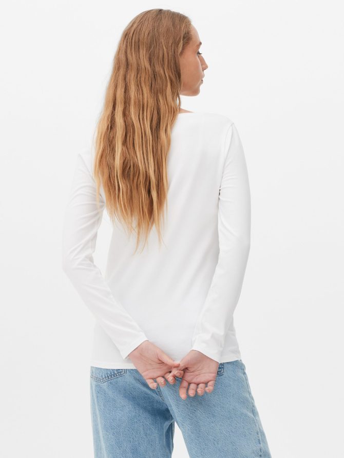 V-Neck Long Sleeve Top - Image 4