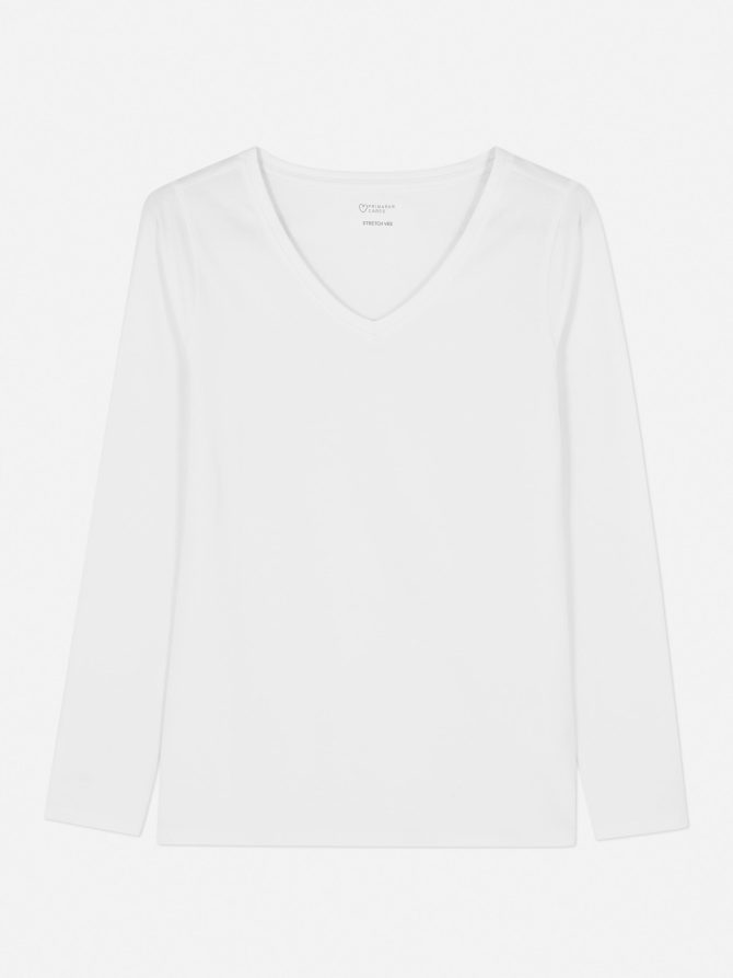 V-Neck Long Sleeve Top - Image 5