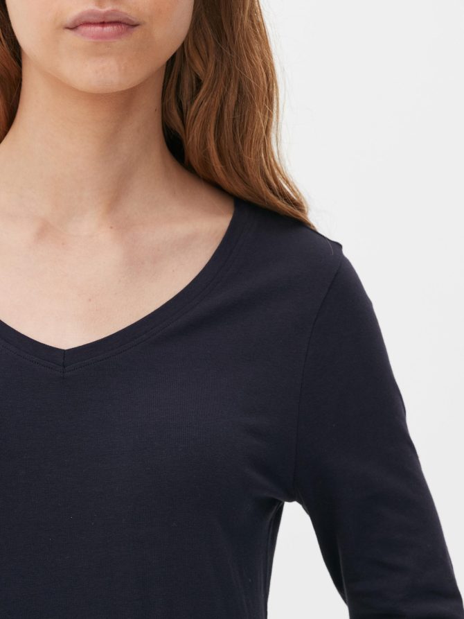 V-Neck Long Sleeve Top - Image 3