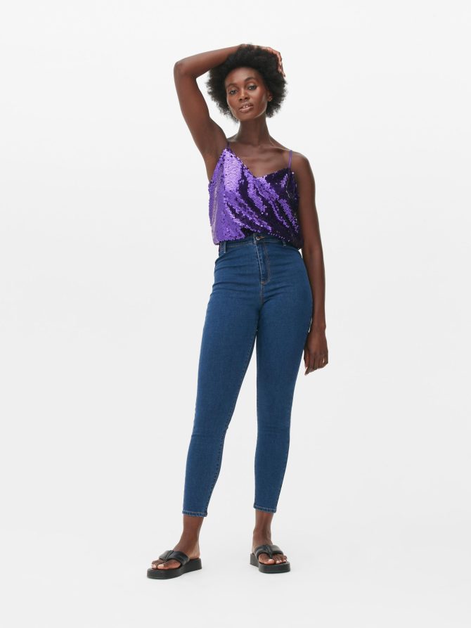 Mid-Rise Skinny Jeans