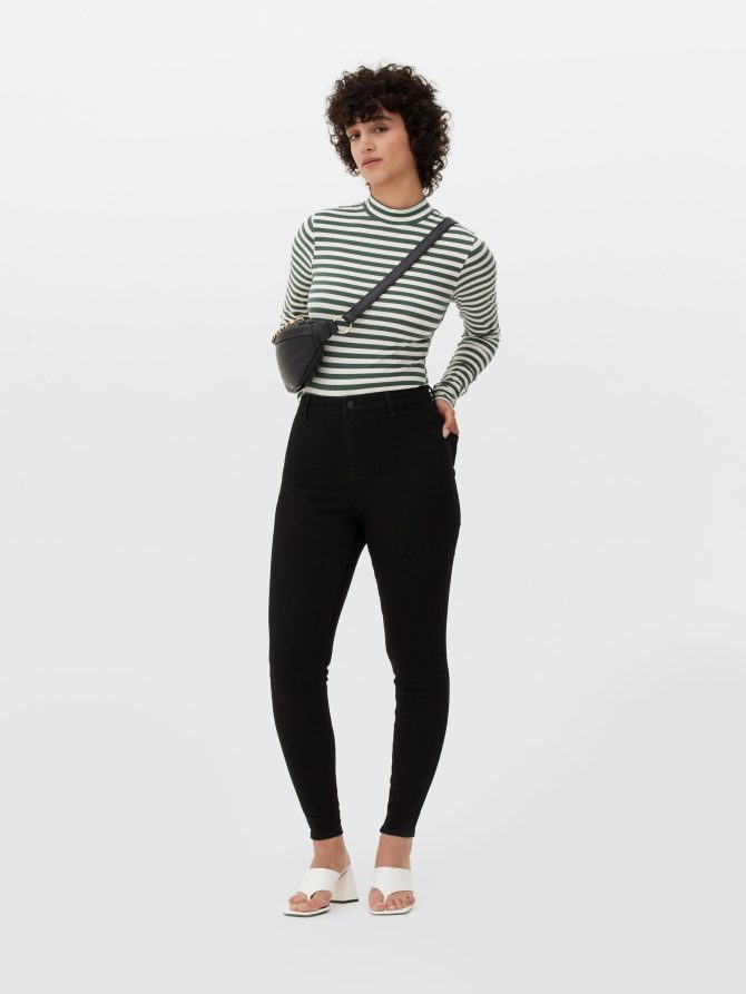 Mid-Rise Skinny Jeans