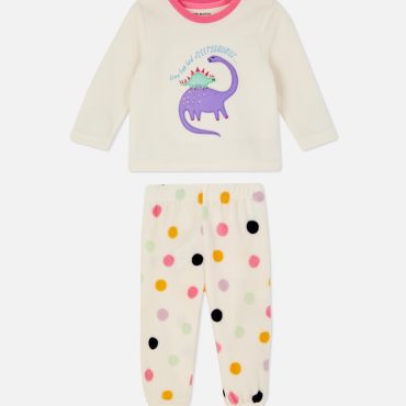 Dinosaur Fleece Pajamas