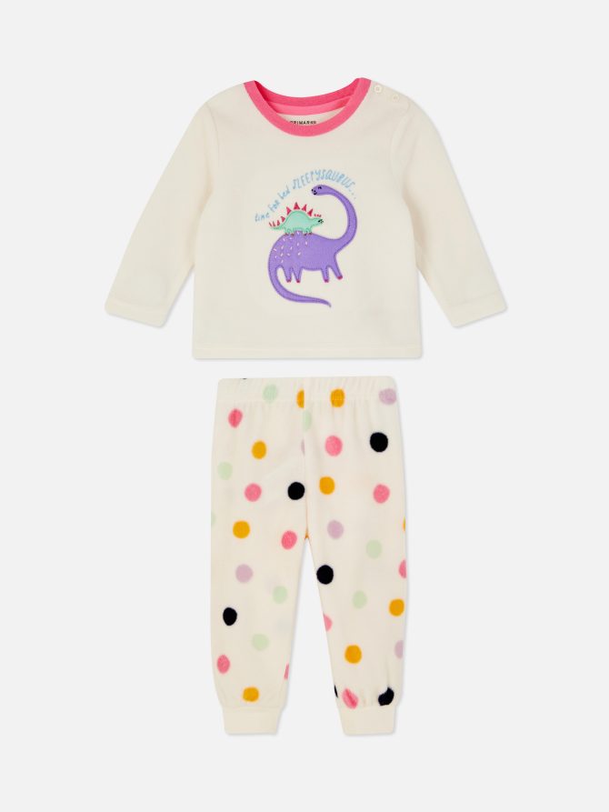 Dinosaur Fleece Pajamas