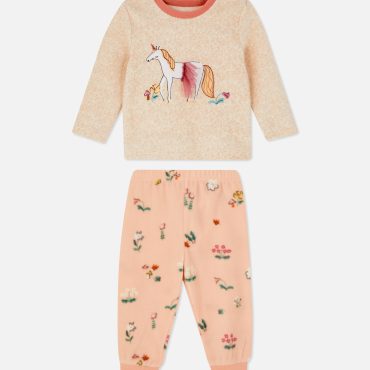 Unicorn Fleece Pajamas
