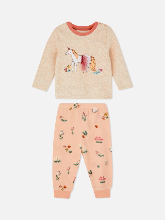 Unicorn Fleece Pajamas