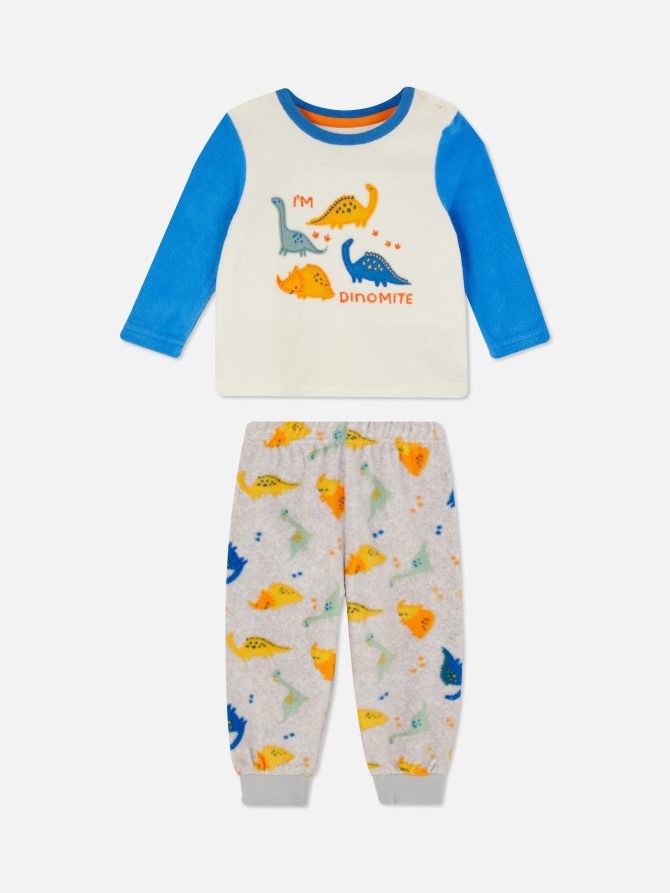 Dinosaur Fleece Pajamas