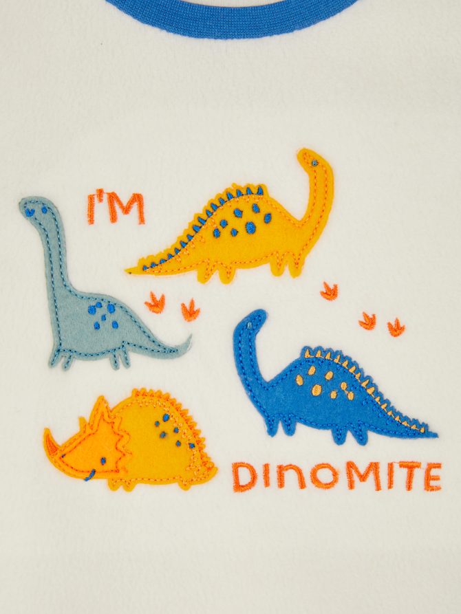 Dinosaur Fleece Pajamas - Image 3