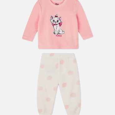 Polka Dot Fleece Pajamas