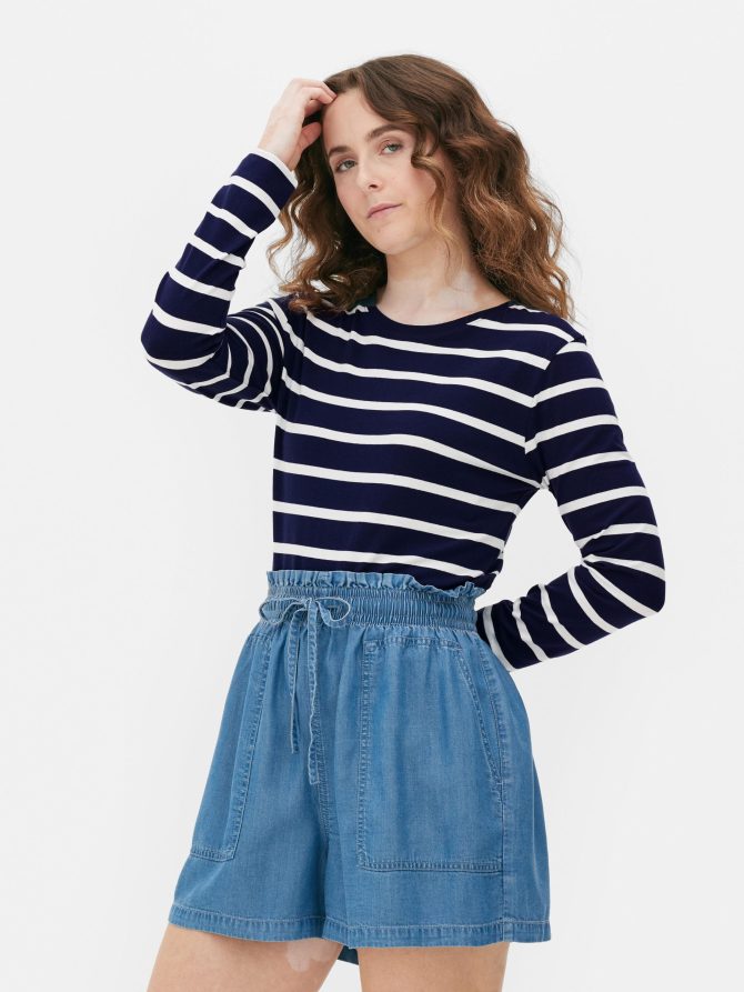 Striped Long Sleeve T-Shirt - Image 2