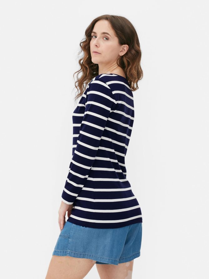Striped Long Sleeve T-Shirt - Image 4