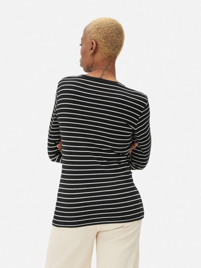 Striped Long Sleeve T-Shirt - Image 4
