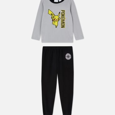 Pokémon Print Fleece Pajama Set