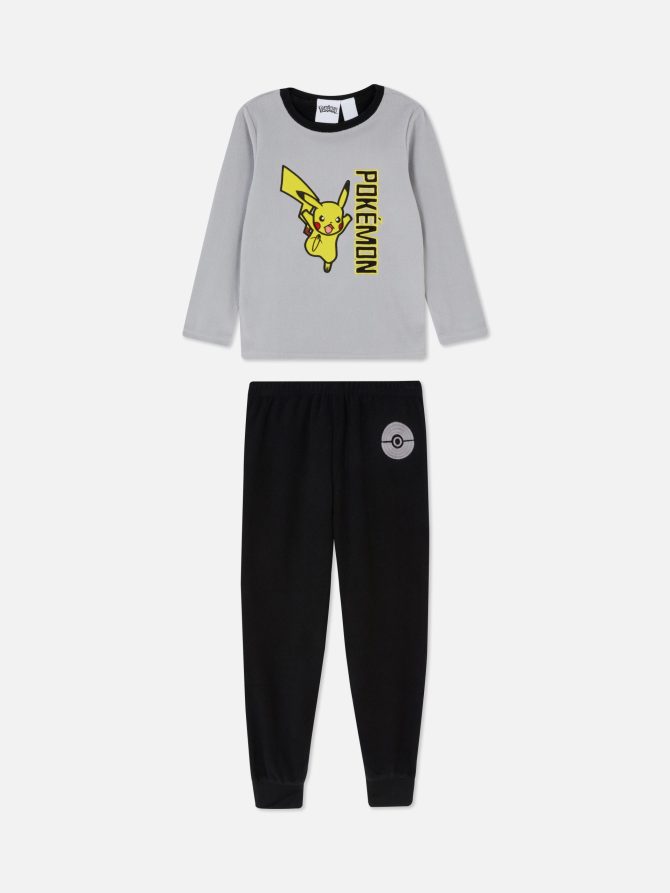 Pokémon Print Fleece Pajama Set