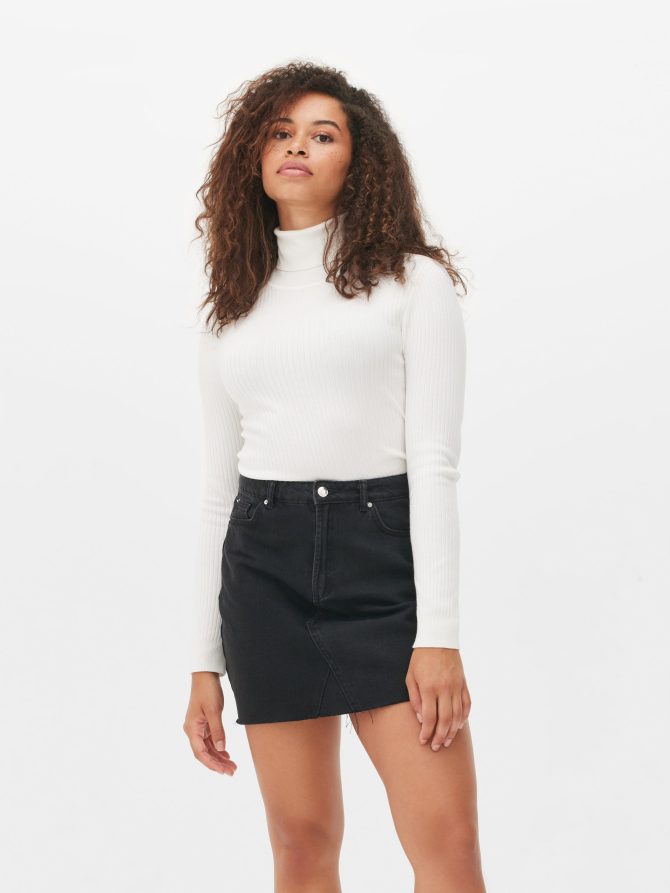 Ribbed Roll Neck Sweater - Image 2
