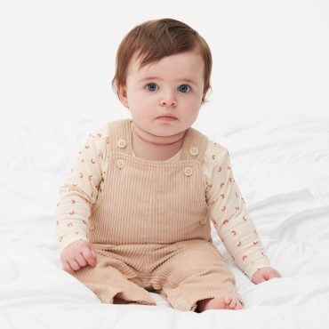 Long Sleeve T-Shirt & Overalls Set