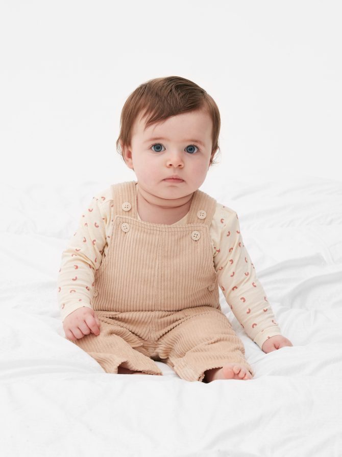 Long Sleeve T-Shirt & Overalls Set