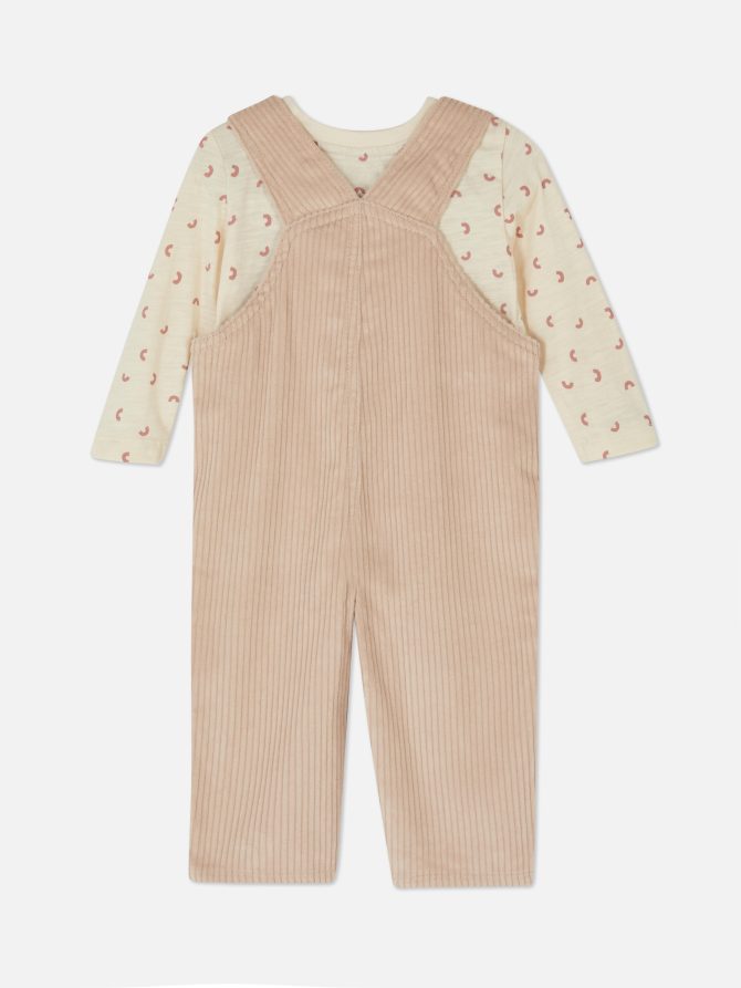 Long Sleeve T-Shirt & Overalls Set - Image 4