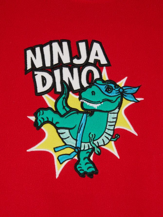 Ninja Dinosaur Fleece Pajamas - Image 5