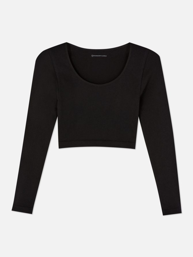 Scoop Neck Cropped Top - Image 5