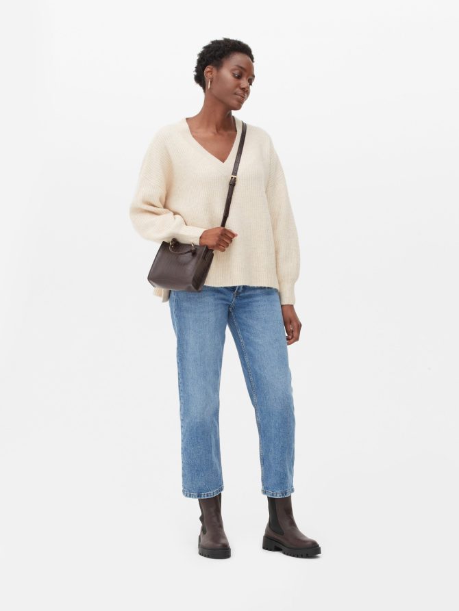 V-neck sweater