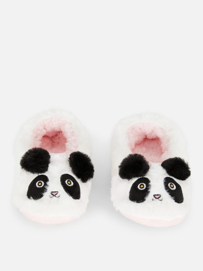 Panda Footie Slippers