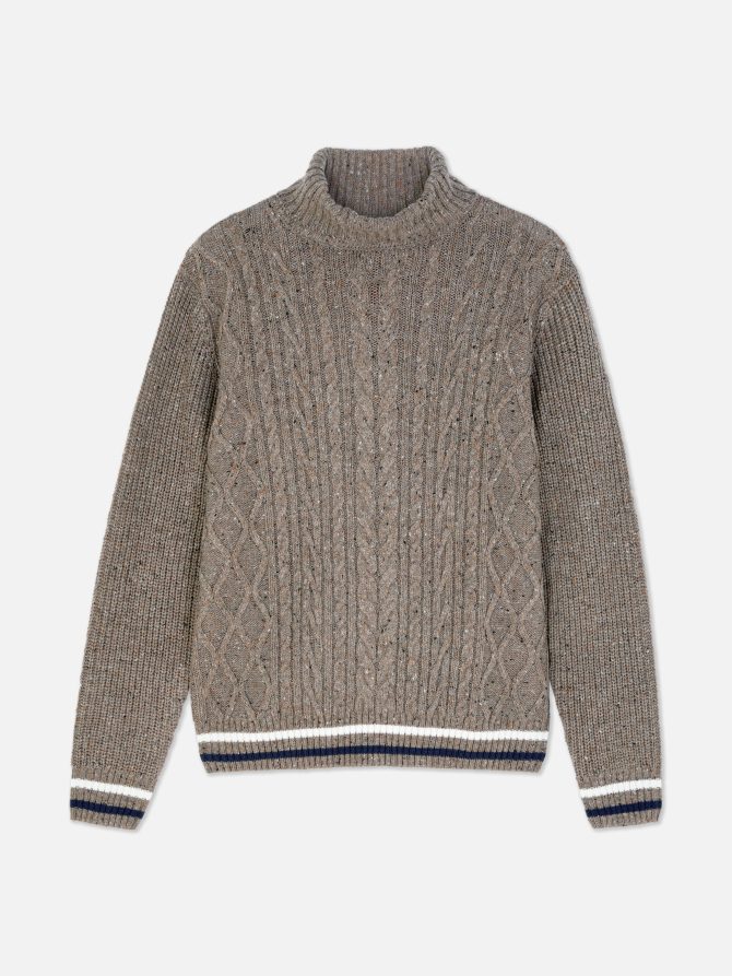 Chunky Cable Knit Sweater - Image 5