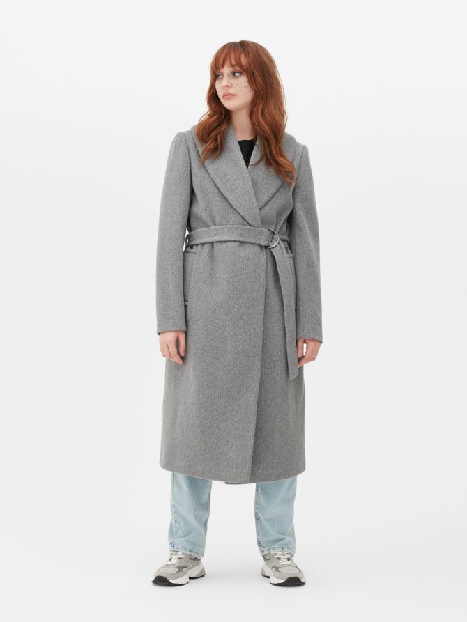 Long Wrap Coat - Image 2