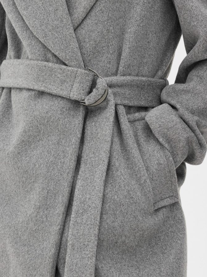 Long Wrap Coat - Image 3