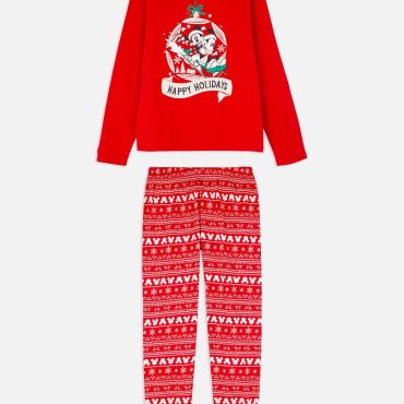 Disney's Characters Printed Full-Length Pajamas