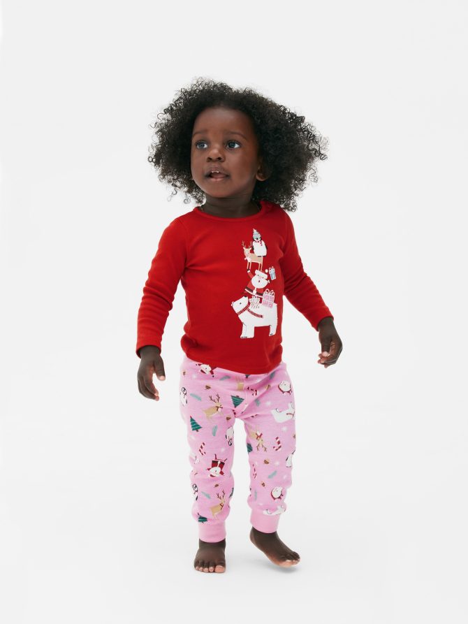 Cotton Christmas Pajama Set