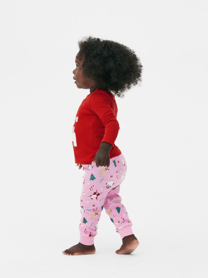 Cotton Christmas Pajama Set - Image 2